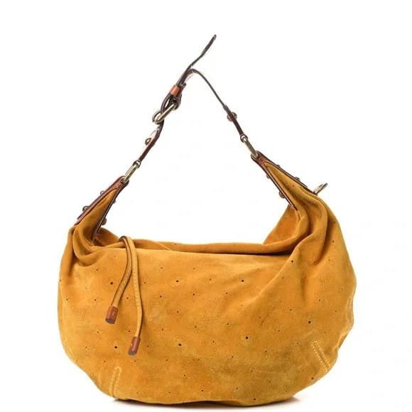 Louis Vuitton suede mahina onatah PM in maize - Picture 3 of 10